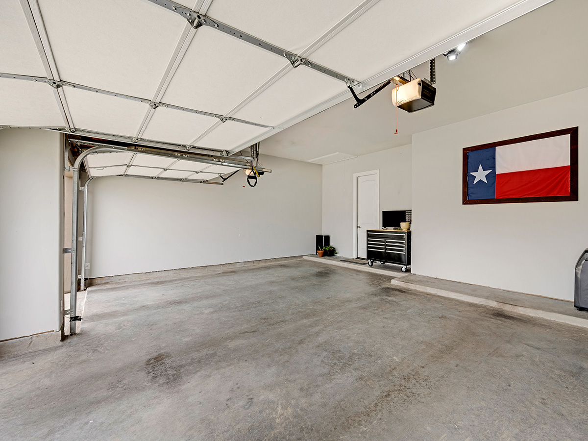 Texas-Ready Garage Door and Texas Flag